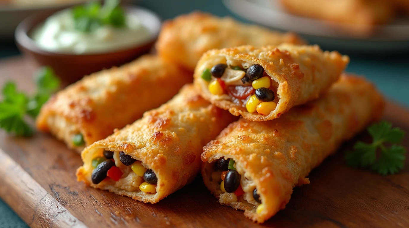 Crispy Southwest Egg Rolls